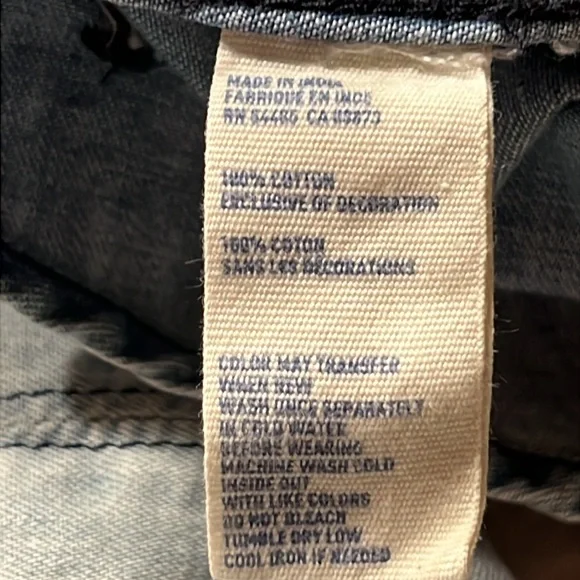 American Eagle Denim Shirt Retro Vintage Look Pearl Buttons Western Women's M - Picture 7 of 9